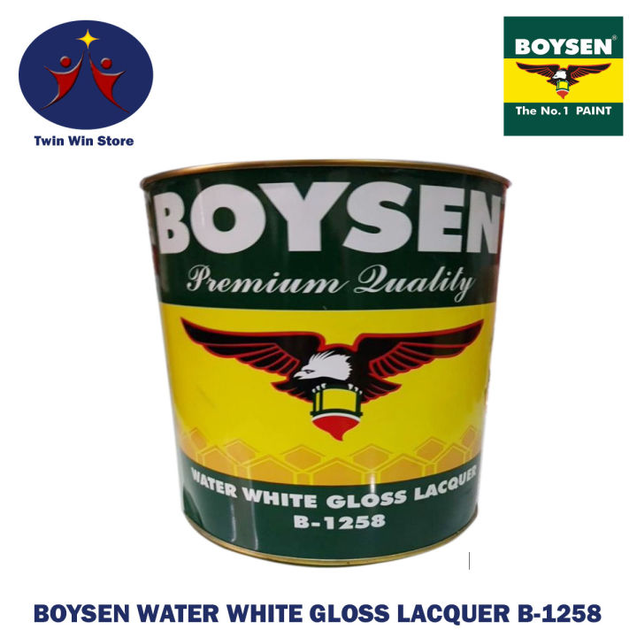 BOYSEN WATER WHITE GLOSS LACQUER B1258 PER GALLON Lazada PH