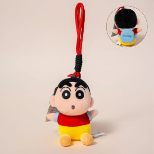 Original Anime Crayon Shin-chan Plush Toy Pendant Toy Cosplay  Penguin Turtle Lobster Bee Doll  Waniyama San Cute Bathrobe Plush Keychain Bakcpack Cars Plush Keychains Christmas Gift