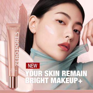O.TWO.O Primer Make Up Base Invisible Pore Soft Focus Makeup Primer 20g Oil-Control Long-lasting Brighten Smooth Foundation Base Moisture for Face Primer Pink Color Cosmetics
