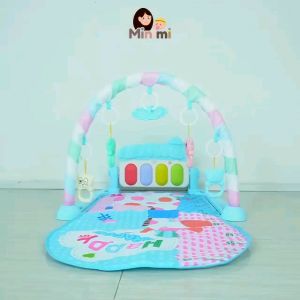(Promo) Baby Playgym M178 Mainan Playmat Piano Musical Kerincingan Rattle Play Gym Matras Mainan Anak Bayi Termurah