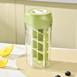 HUNIU 8 Grids Ice Making Cup Twist Release Large Capacity Portable Ice Maker Creative Rotating De Icing Ice Cube Box For Summer