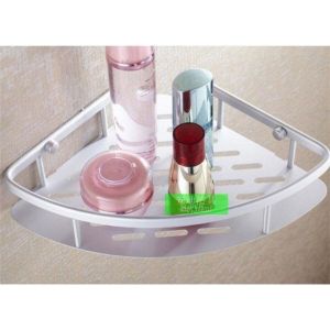 Rak Sudut Dinding Kamar Mandi 2 Susun Aluminium Serbaguna /  Rak Sudut Dinding Kamar Mandi 2 Susun Rak Aluminium Segitiga Rak Dapur Rak Tempat Shampo shenar