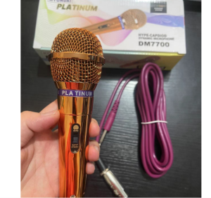 New HYUNDAI PLATINUM MICROPHONE Karaoke DM7700 Dynamic Heavy Duty Wired Professional karaoke audio 5 M