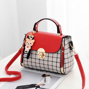 【COD- 24-hour Delivery 】Free Droll Cute Sling Bag for Women Fashion Shoulder Bag Womens Handbag Leather Crossbody Bag for Ladies Sling Bag