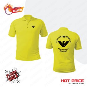 [ NEW ] SMART AMMN 2 SIDED PRINTING DESIGN 200GSM PREMIUM COTTON COLLAR SHIRT