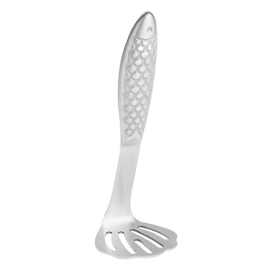 Metal Potato Press Grade Stainless Steel Kitchen Masher For Daily Cooking And Healthy Meal Making