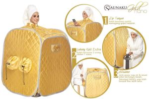 Saunaku Gold Nano - Portable Steam Sauna with nano technology steamer