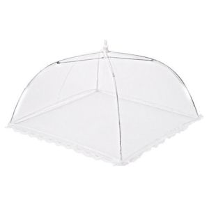 Quivlox Foldable Food Mesh Cover Insect Proof Protective Dish Covers Kitchen Accessories for Outdoor Parties