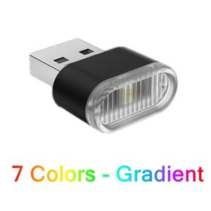 JIMEIXIAN01 Colorful Car Interior Light USB Powered Plug and Play USB Night Light Portable Neon Style Emergency Lighting Lamp for Car Interior