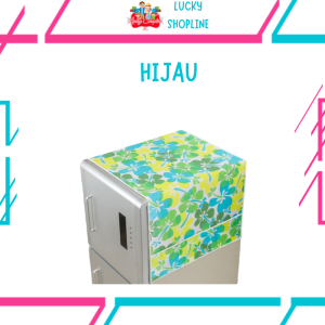 [BIG SALE]  Sarung Taplak Kulkas BAHAN SATIN 1 Pintu Atau Taplak Kulkas 2 Pintu