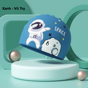 Mũ Bơi Cho Bé Từ 3-11 Tuổi Nón Bơi Silicon Trẻ Em Chống Nước Amalife Siêu Bền Co Giãn Cho Bé Trai Và Bé Gái Chọn Màu Hình