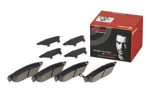 SUBARU FORESTER 2.5 (2008 - 2013) FRONT (DEPAN) & REAR (BELAKANG) BREMBO BRAKE PAD 100% ORIGINAL AUTHENTIC PRODUCT (PRICE FOR 4 PCS)