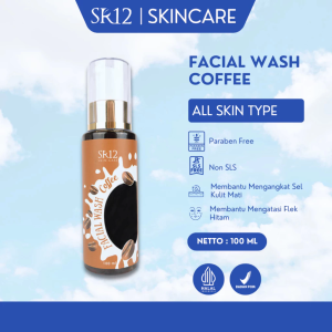 SR12 Facial Wash Coffee Pembersih Wajah Hilangkan Flek Hitam & Mencerahkan Muka Facialwash Kopi ORI