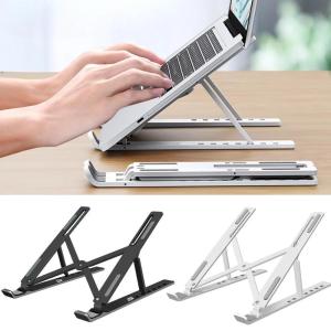 HBESTY Foldable Laptop Stand Adjustable Portable Notebook Bracket Support Base ABS Holder For Macbook Air Pro Accessories Convenient