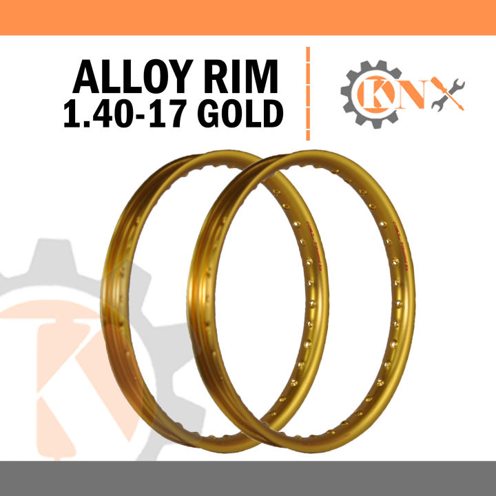 CNC Alloy Rim 1 PAIR (2pcs) Made in Thailand (930 GRAMS) 1.40x17 Rims ...