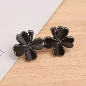 Kancing Jeans Pengecil Lingkar Pinggang Kancing Karakter Daun Semanggi Bross Kancing Pengecil Celana