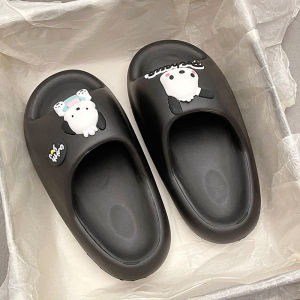 Free Shipping EVA Thick-Soled High-Heeled Sandals For Women Slip-On Style Suitable For Outdoor Wear Featuring A Cartoon Cat Design Available In Stock