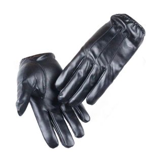 BAIXL Sports Fashion Velet Waterproof Male Outdoors Full Finger Gloves Touch Screen Gloves Men Leather Mittens Fashion Accessories