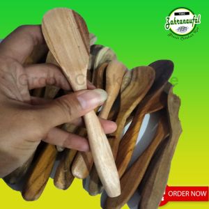 PROMO 1 SET - SENDOK GARPU MAKAN / SOUVENIR PERNIKAHAN BAHAN KAYU