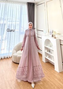 Zahira1808 Aletta 16 Gamis Bahan Ceruty Baby Doll Dengan Pasmina Import Gamis Murah Trendi Baju Syari Muslim Wanita Ibu Terlaris Baju Pesta Adem Nyaman Di Pakai Real pict Orii GLZ
