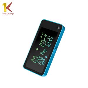 Satu Keluarga Tempat Pensil 2IN1 LCD Pen Case Drawing Pad A115 Drawing Box Kotak Pensil Edukasi Anak