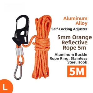 XIJIBAN Aluminum Alloy Tent Rope Tensioner Stainless Steel 2-10mm Tarp Tightener High Quality Portable Self Lock Rope Adjuster Outdoor Tool