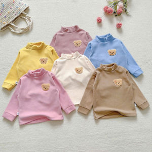 Combo 4 Áo giữu nhiệt cho bé chất Zíp Lông mềmCổ cao 3cm  giữa nhiệt cho bé trai bé gái từ 4-16kg (bé từ 0-3.5 tuổi)