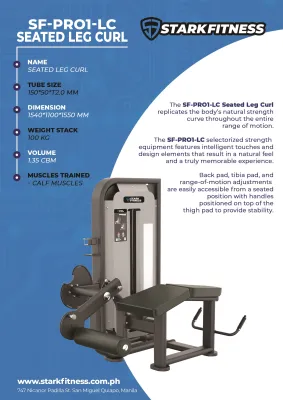 Stark Fitness Commercial Seated Leg Curl Machine