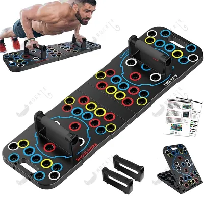 54 in 1 Foldable Push up board WITH TIMER Body Building Fitness Exercise Training GYM 俯卧撑