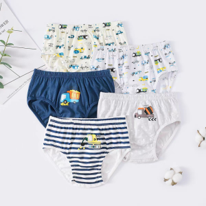 EFW317 Celana Dalam Anak Laki Laki Katun Murni Model Segitiga 1 Kotak Isi 5