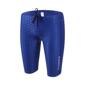 YINGFA Mens Knee Length Swimming Jammer Shark Skin Drag Reduction And Quick Drying Fina Standard Competition Professional Training Swimming Pants Five Point Mens Swimming Outfit