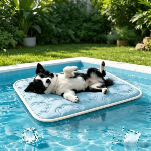 BVN35 Breathable Dog Cooling Mat Non-Slip Folding Dog Sofa Cushion Cat Nest Mat Soft Dog Cooling Pad Kennel