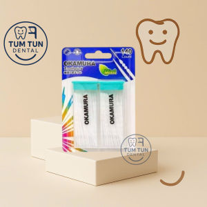 Tăm Nhựa Okamura Hộp 140 Cây – Hàng Nhật Bản Chính Hãng Dẻo Bền Sạch Kẽ Răng