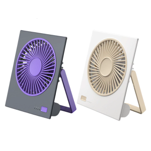 Rechargeable Quiet Desk Fan with Adjustable Airflows Quiet Cooling Fan ABS Texture Perfect for Office or Bedroom Use