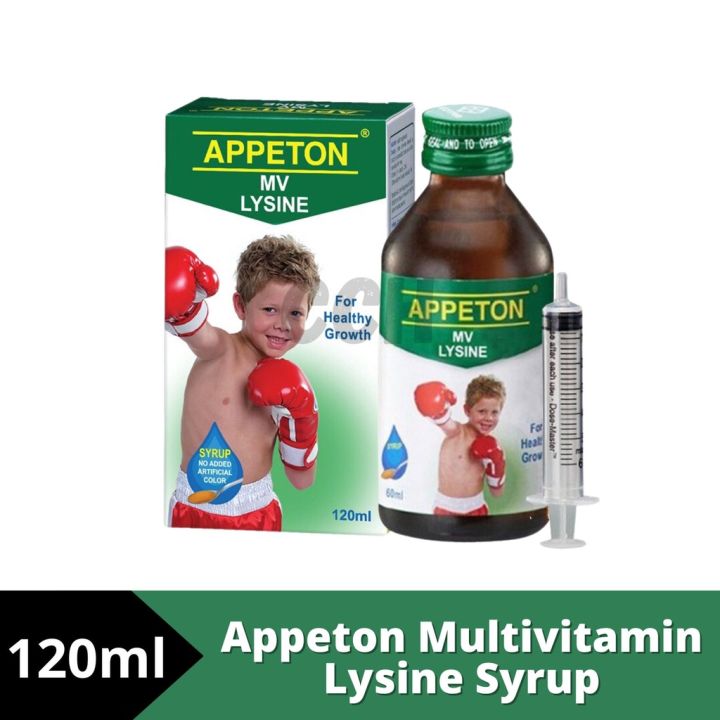 ⊿Appeton Multivitamin Lysine Syrup (120ml) Lazada