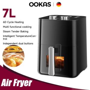 OOKAS air fryer oven air fryer 7L air fryer on sale japan made airfryer sale on sale airfryer Digital Touch LED Air Fryer New French Fries Machine Smart Electric Fryer