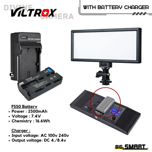 Viltrox L132B On-Camera Daylight LED Light with LCD Display