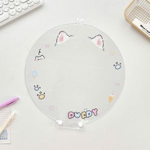 MACRAMEX Clear Picket Fan Cover Portable PVC Hand Fan Protector Cover Kawaii Dustproof Uchiwa Fan Sleeve Idol Concert Fans
