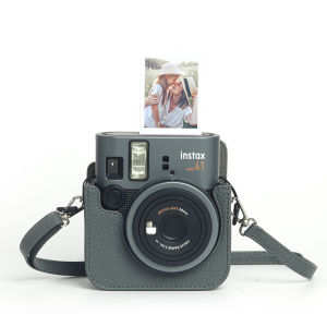 【NEW F】Suitable for Fujifilm Instax Mini 41 Camera Solid Color Camera Bag Digital Camera Fitted Storage Protective Case Crossbody Bag