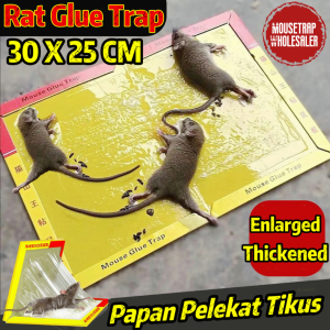 10pcs Super Strong Sticky Mouse Board Mouse Trap Sticky Mat Mice Catcher Glue Pad Non-toxic Pest Control Board