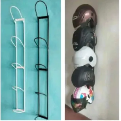 COD Rak Helm Topi Susun / Gantungan Helm / Tempat Helm Topi Tempel Dinding