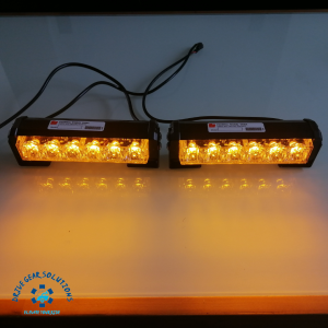 12V - 24V Amber-Amber Federal Signal Car Strobe Blinker