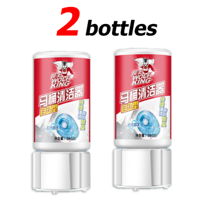 💦Dont need Brush💦WOLF KING Automatic Toilet Bowl Cleaner 700ml Auto Releasing Dirt Removal Sterilization and Deodorization Toilet Cleaner Gel Automatic Toilet Cleaning Toilet Flush Cleaner Blue Soap Toilet Cleaner Automatic Bleach up to 360 days of use