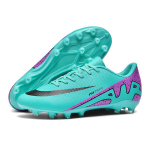 New football shoes in pink for men women teenagers children and students with long spikes AG Broken Nail TF Training wholesale