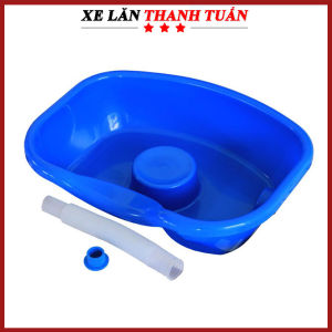 Chậu gội đầu nằm gội tiện lợi như ở tiệm cho bà bầu người lớn và người bệnh Thau gội đầu có miếng lót Silicon êm ái