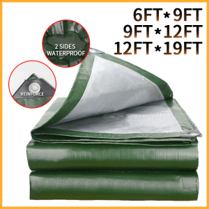 DD Trapal makapal waterproof Canopy duty heavy outdoor portable tarpaulin PE roll up roll down sale buy 1 take 1 tolda rain cover big bubong anti storm trapal for tricycle tols