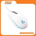 [รับฟรี แผ่นรองเมาส์]LOGITECH GAMING MOUSE G102 LIGHTSYNC WHITE By Speed Computer. 