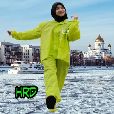 jas hujan PRIA WANITA MANTEL TEBAL DAN KUAT Jas Hujan PVC/ jas hujan dewasa jas hujan tebal dan kuat