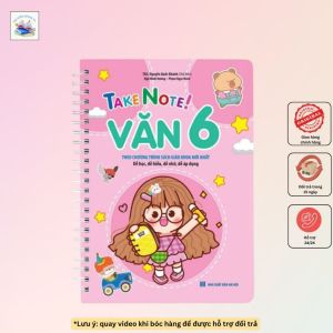Sách - TAKE NOTE ! Văn 6 (có lò xo 80k) (theo chương trình SGK mới nhất) - Nguyễn Quốc Khánh