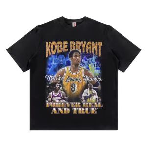 Benoh KOBE BRYANT T SHIRT Black Mamba Shirt MORE THAN BASKETBALL BY HELLO OLD DAYS Not deformed summer oversized t shirt